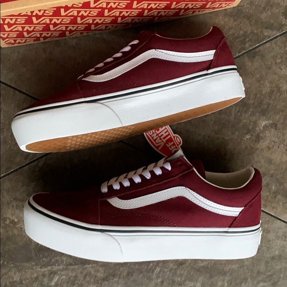 ••VANS OLD SKOOL PLATFORM Port Royale/True White W - Picture 16 of 16